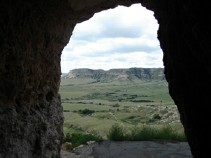 Natural Tunnel 
 Through Rock Formation